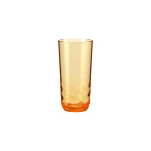 Copo 400 ml Plástico Cor Laranja Flame Linha Wave Coza