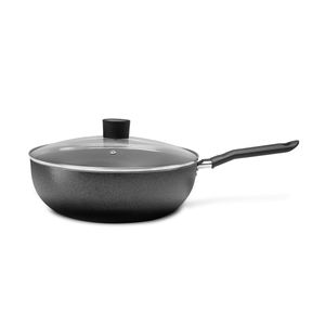 Wok com tampa 2,3 litros - Ebony - Brinox 24 cm 2,3 L