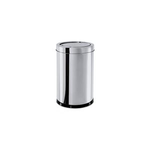 Lixeira Inox Tampa Basculante 7,8L Decorline 18,5x29cm