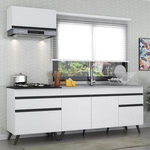 Armário de Cozinha Compacta Veneza Multimóveis MP2074.964 Branco