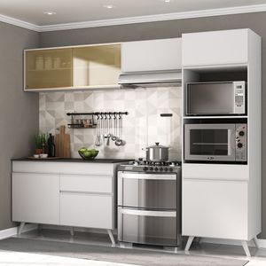 Armário de Cozinha Compacta 4 peças MP3692.891 Veneza Branco