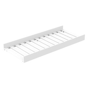 Cama Solteiro Auxiliar Multimóveis CR40015 Branco Acetinado