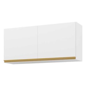 Armário Aéreo Cozinha 120 cm 2 Portas Veneza Multimóveis Branco