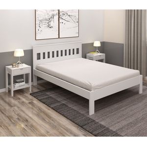 Cama de Casal para Colchão 138 x 188 cm Multimóveis CR35011 Branca