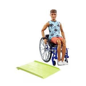 Boneco Ken Na Cadeira De Rodas Barbie Hjt59