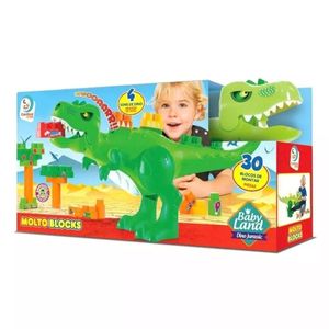 Dino Jurassic Baby Land Blocos Educativos Cardoso 8001