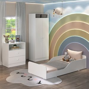 Quarto Infantil Completo Liz Multimóveis Branco