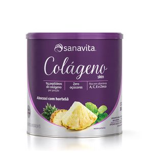 Colágeno Skin Abacaxi Com Hortelã 300g - Sanavita