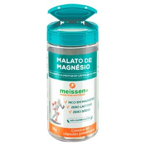 Malato de Magnésio Meissen 60 cápsulas