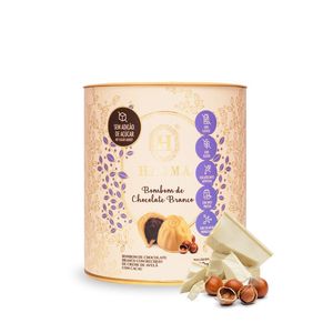 Bombom Choco Branco Avelã e Cacau Haoma 200g