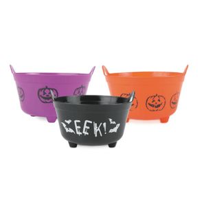 Cesta - Mini Bowl Happy Preto Halloween - Cromus