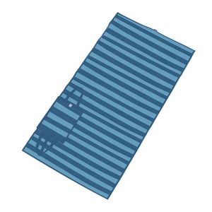 Esteira de Praia Dobrável em Polipropileno 1,80m x 90cm - Azul