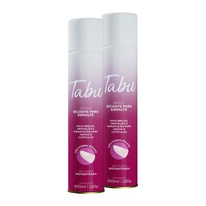 Kit Secante para Esmalte Tabu 400Ml - 2 unidades