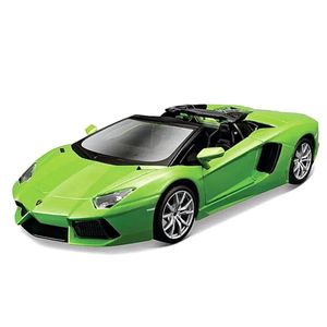 Kit De Montar Carro Lamborghini Aventador Roadster 1/24 Verde Maisto 39124