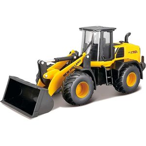 Miniatura Pá Carregadeira New Holland W170D Wheel Loader 1/50 Bburago 32083