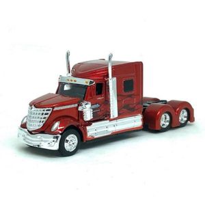 Miniatura Caminhão 1/64 Design Custom Rigs International Lonestar Vermelho Maisto 12389