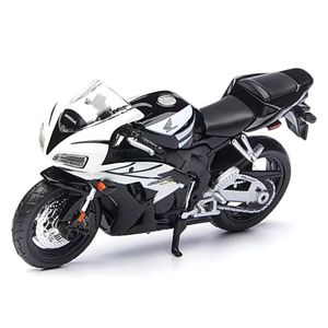 Miniatura Moto Honda Cbr 1000 Rr 1/18 Branca Maisto 35300