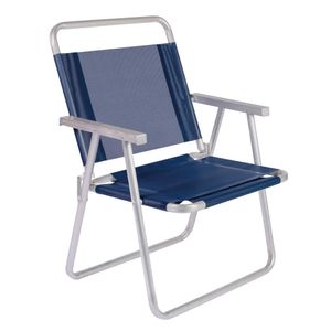 Cadeira Oversize Alumínio Azul