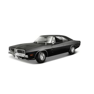 Miniatura Carro Dodge Charger R/T 1969 1/18 Special Edition Preto Maisto 31387