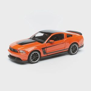 Miniatura Ford Mustang Boss 302 1/24 Laranja Maisto 31269