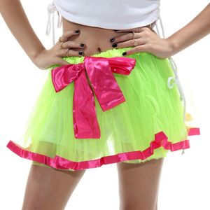 Saia Tutu Verde / Pink Infantil