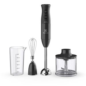 Mixer 3 em 1 Electrolux Cinza 600W com Haste em Inox e Tecnologia TruFlow (EIB20)