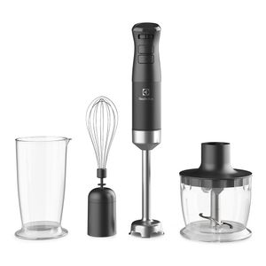 Mixer 3 em 1 Electrolux Preto 700W Expert com Haste em Inox e Tecnologia TruFlow Power System (IBP70)