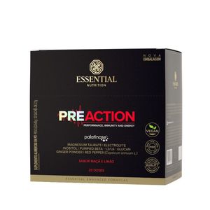 Pre Action Maçã e Limão Essential Nutrition 20x27g