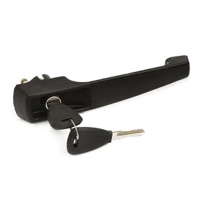 Maçaneta Externa Porta C/ Chave Curta Baús Ônibus Uso Geral