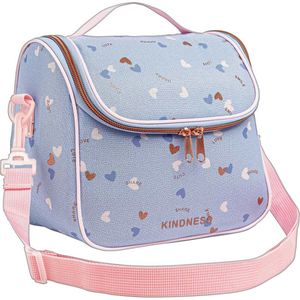 LANCHEIRA TIRACOLO ACADEMIE CORACAO METALIZADO TILIBRA