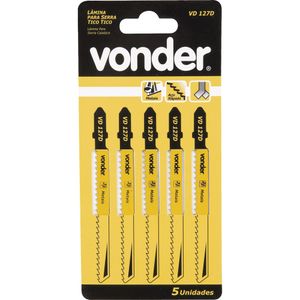 Lamina Serra Tico-tico Aço Rápido Vd 127d 8dpp Encaixe T Par