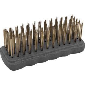 Escova manual sem cabo aço carbono cepa plástico - Nove54