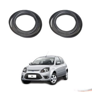 Kit Par Borrachas Premium de Porta Ford Ka G2 Até 14