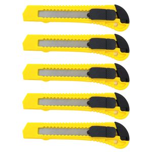 Kit 05 Estilete De Corte Multiuso 18 mm Tradestar