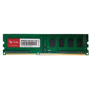 Memória RAM Color Verde 4GB Duex DDR3 1600MHZ