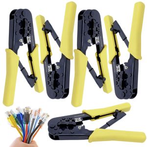 Kit 5 Alicate Crimpar RJ45 RJ11 Crimpador Cabo Rede Pro