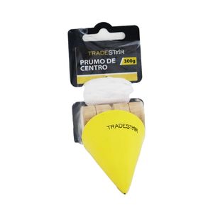 Prumo Centro 300g Em Aço Corda Nylon Taco Madeira Tradestar