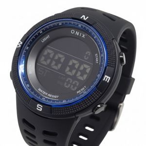 Relógio Masculino Onix Digital OX102 - Preto e Azul