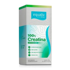 Creatina 100% Monohidratada 10 Sticks Equaliv 30g