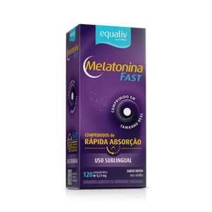 Melatonina Fast 210mcg Menta Equaliv 120comp