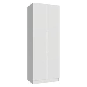 Guarda-Roupa Modulado 2 Portas 2 Gavetas 1 Cabideiro Branco Neo Madesa