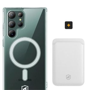 Kit Magsafe - Capa case capinha e Carteira para Samsung Galaxy S22 Ultra - Gshield