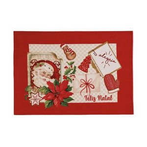 Lugar Americano Natal 45x33cm Receita do Noel Karsten