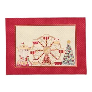 Lugar Americano Natal 45x33cm Carrossel Karsten