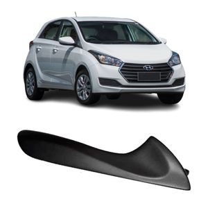 Puxador Interno HB20 E HB20S 2009 A 2012 Gatilho Preto Porta Dianteira E Traseira Lado Direito