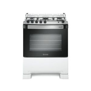 Fogão 5 Bocas Mueller Decorato G3 Tripla Chama Branco Bivolt