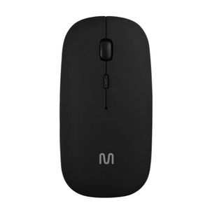 Mouse Sem Fio Multilaser MS600 Recarregavel 2400DPI 4 Botoes Preto