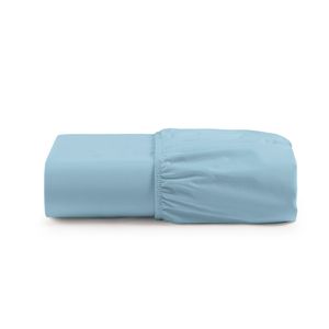 Lençol Solteiro Cintilante Percal 180 Fios 100% Algodão com Elástico - Azul