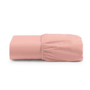 Lençol Casal Micropercal 300 Fios Peletizado com Elástico - Rosê