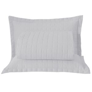 Kit Cobre Leito Colcha Monaco Casal Dupla Face 3 Peças - Branco